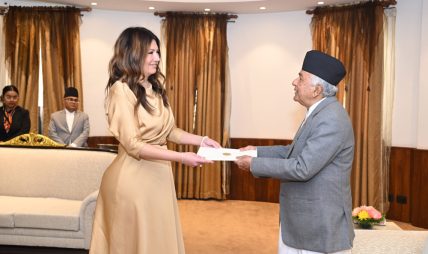 Five non-resident ambassadors to Nepal present letters of credence   