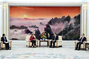 CHINA BEIJING HE LIFENG IMF MANAGING DIRECTOR MEETING